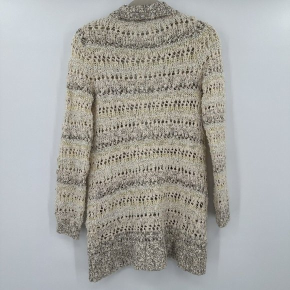 Knitted & Knotted Anthropologie Soubrette Marled Sequin‎ Chunky Cardigan Size S - Picture 6 of 8
